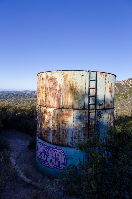 The water tower that we did NOT climb.