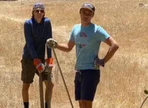 digging