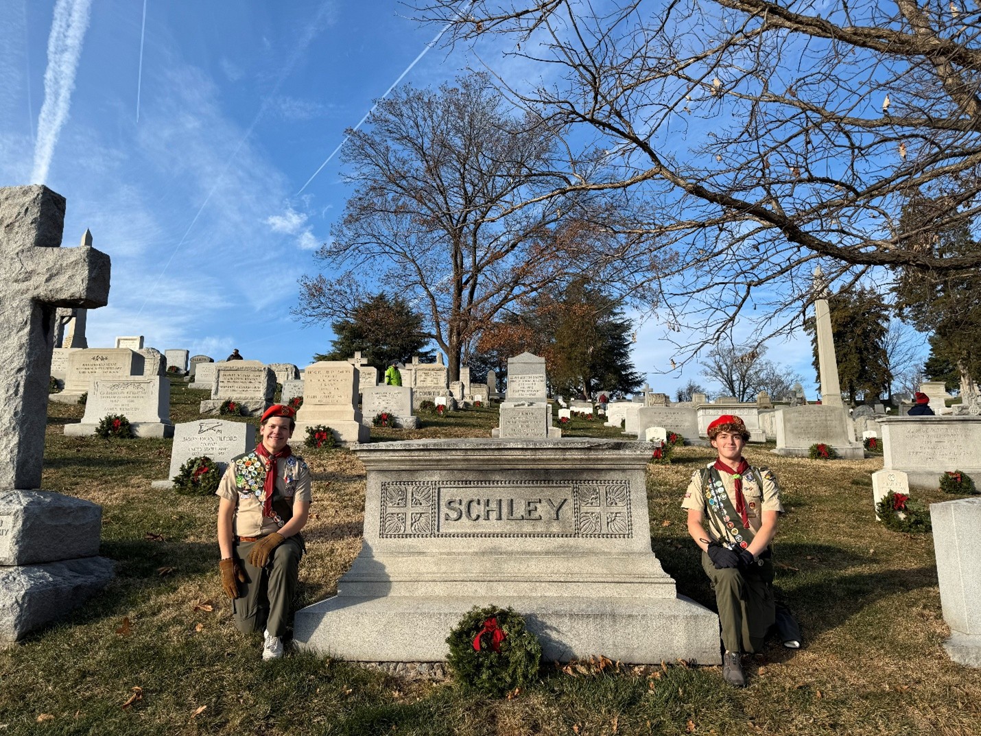 TROOP 26 EAGLE SCOUTS LAY WREATHS IN ARLINGTON NATIONAL CEMETERY